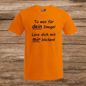 Herren Shirt Orange Image